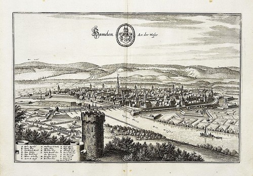 Hamelin weser vue générale - vue,