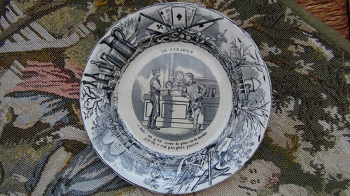 Ancienne assiette parlante - ancienne,