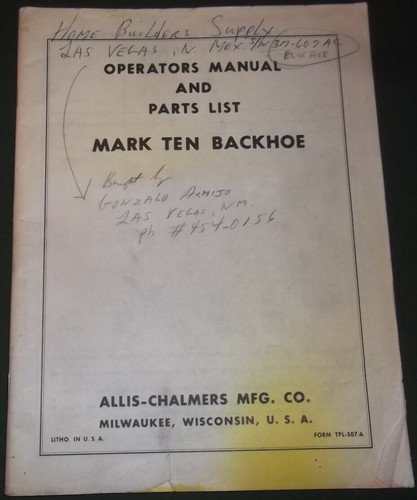 Allis chalmers mark ten - allis,
