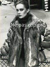 MODE FOURRURE vers 1975 SPRUNG Frères photo 23 x 17 cm par Gunnar Larsen