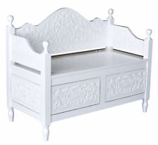 Vintage banquette blanc banc