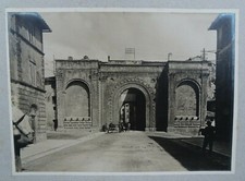 grande photographie albuminé Porte San Pietro Pérouse Italie 19ème photo