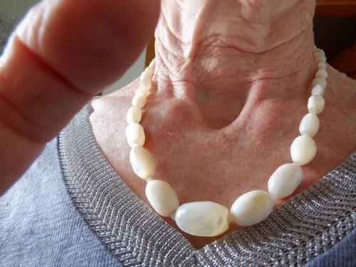 Collier ancien perles - collier,