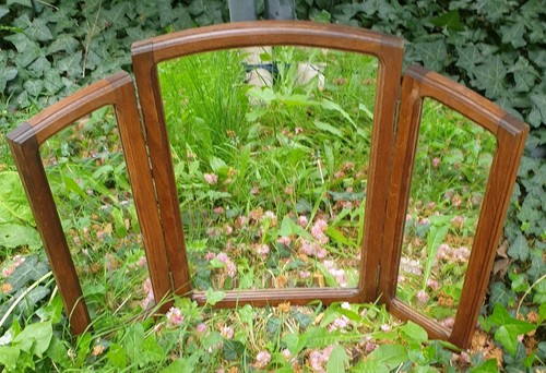 Ancien miroir biseauté - miroir,