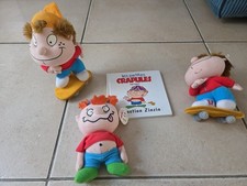 LIVRE + 3 PELUCHES LES PETITES CRAPULES SÉBASTIEN ZINZIN