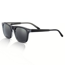 Lunettes Serengeti Pour Hommes Charlton SS576003 Noir Brillant Transparent