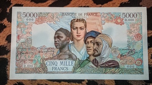 Billet 5000 francs empire - francs,