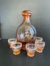 Service à liqueur vintage art