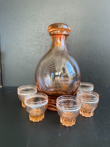 Service liqueur vintage art - à,