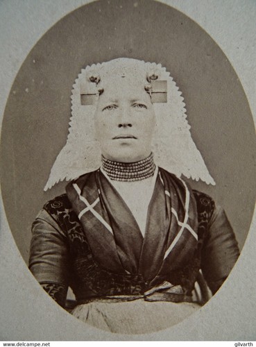 Photo cdv anonyme portrait - cdv,