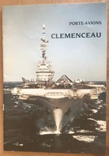 FRANCE MARINE - plaquette d’information PORTE AVION CLEMENCEAU Originale