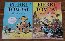 PIERRE TOMBAL - LOT DE 2 ALBUMS - N°5 et 9 - DUPUIS - 1988/1992 - EN TB ETAT