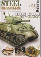STEEL MASTERS N°121 SHERMAN M4A3 / FT MENG / T-37 TU / MORRIS CS9 / UAZ-452