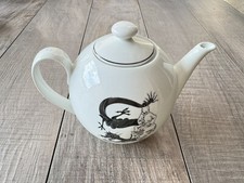 Théière TINTIN le lotus bleu AXIS dragon milou herge en porcelaine Teapot