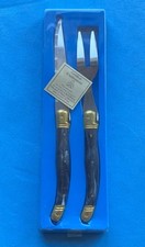Service LAGUIOLE / à Viande - à Découper / Coffret Couteau & Fourchette / Thiers