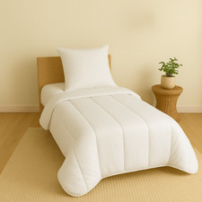 Couette Blanche A Bouillir - Tempérée - 1 personne - 20721