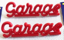 Deux Enseignes GARAGE en