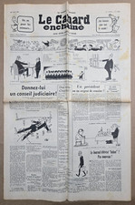 Le CANARD ENCHAINE numéro