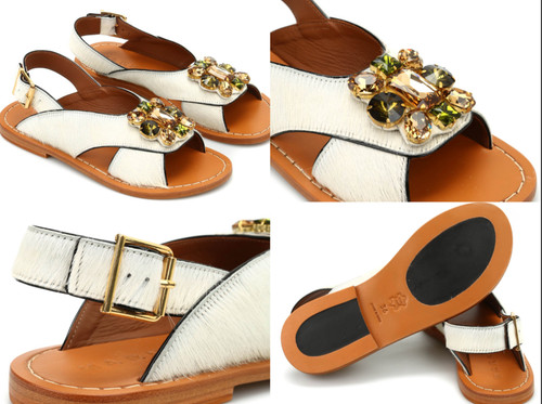 Marni cuir vache frange - cuir,