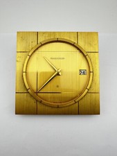 Pendule De Bureau Jaeger Lecoultre Élégant Mécanique Remontage Manuel Datari