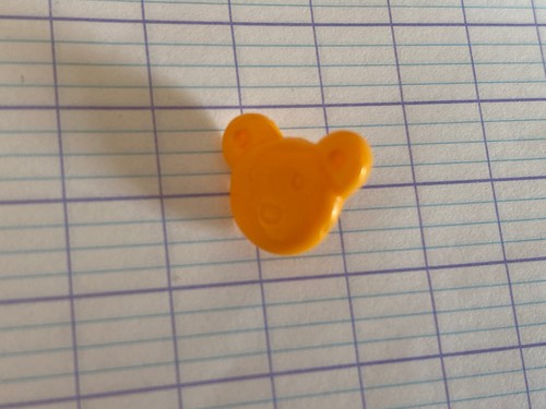 Tete animal ours orange - tete, ?orange