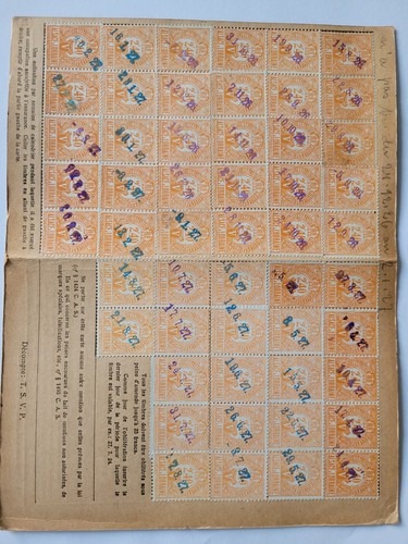 Timbres socio postaux - (58),