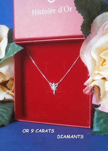 Collier fee or blanc 9 - blanc,
