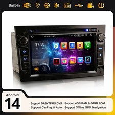 64Go Android 14 Autoradio Opel
