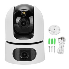Security Camera Motion Detection WiFi 4MP Double Lens Camera With APP For Ho NEW