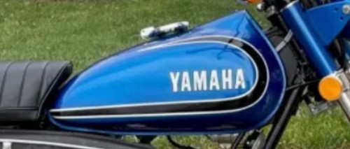 Yamaha at2 125 1973 blue - 1973, steel