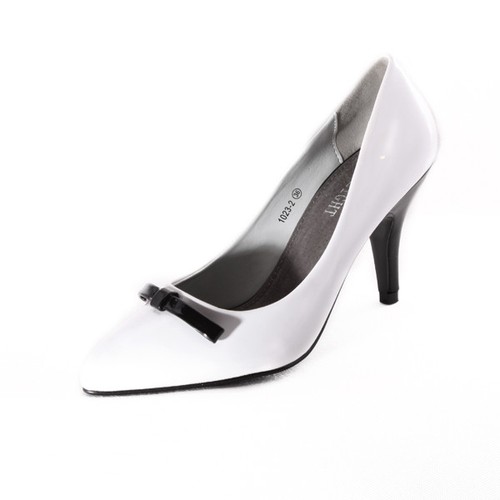 Escarpins vernis noeud talon - escarpins,