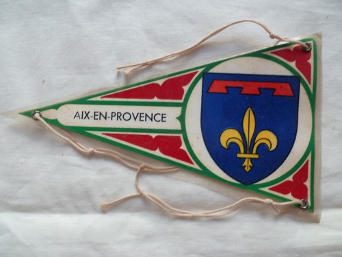 Ancien fanion aix provence - fanion, en