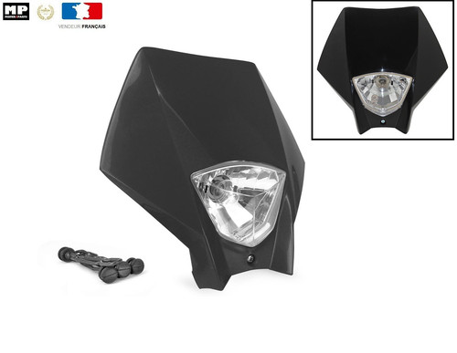 Tete fourche plaque phare - de,