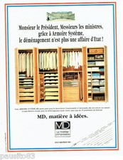 PUBLICITE ADVERTISING 026  1995   MD  meubles  armoires Système