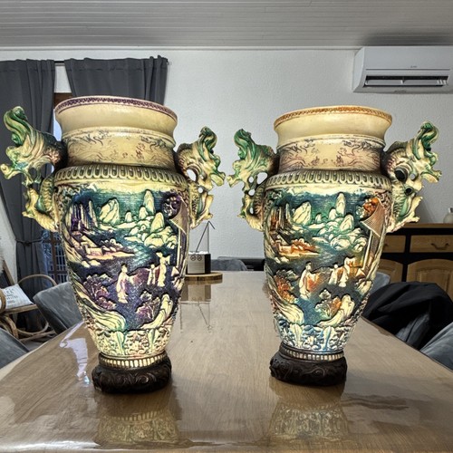 Grand vases chinoisant - 2,