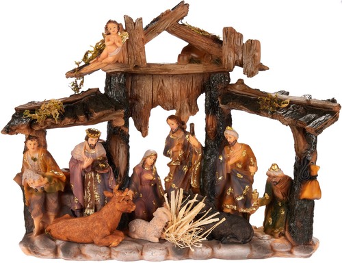Brubaker crèche noël avec - de,