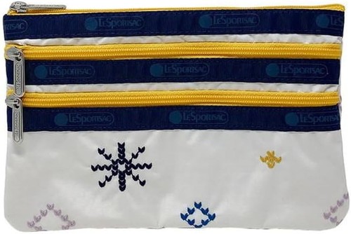Lesportsac zip cosmetic - [lesportsac], 3-zip