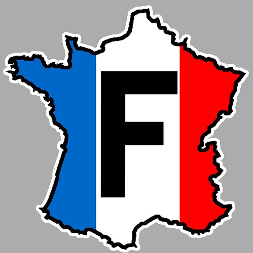 France carte drapeau - f,
