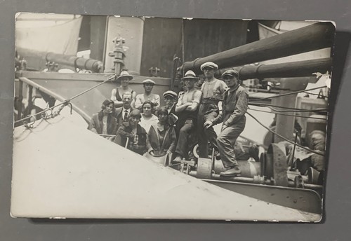 Carte photo ancienne equipage - carte,
