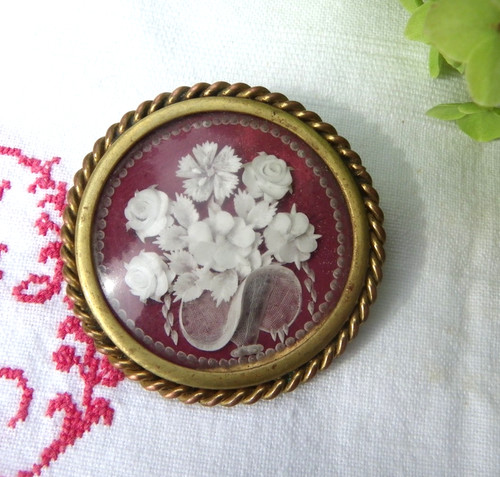 Broche vintage bouquet - vintage, de