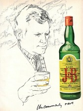 J&B SCOTCH WHISKY Publicité 1 Page 1976 RARE Uncommonly Rare
