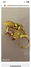 ⭐️🐞🇨🇭Adorable Montre Suisse 🇨🇭 En Porte Clé Dorée Coccinelle⭐️ 🐞🇨🇭