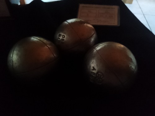 Boules pétanque unibloc - de,