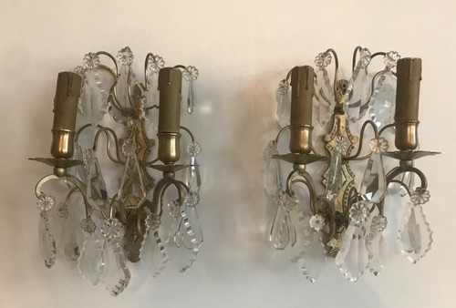 Paire appliques anciennes - appliques,