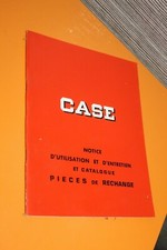 (231A) CASE Notice et catalogue pièces de rechange presse CANAL 650 & 750