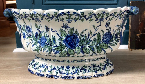 Belle jardiniére faience - jardiniére,