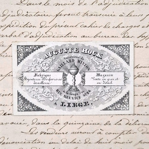 Ancienne carte porcelaine - , «