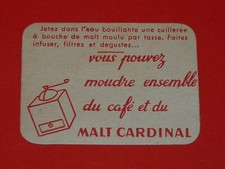 CHROMO CARTE PUBLICITAIRE MALT