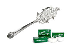 CUILLERE FEUILLE A ABSINTHE & 10 MORCEAUX DE SUCRE (5 CUBES ENVELOPPE) !!!