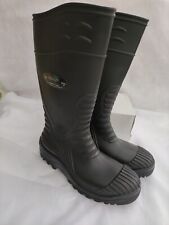 Botte caoutchouc noire doublé intérieur coque de sécurité marque professionnel 